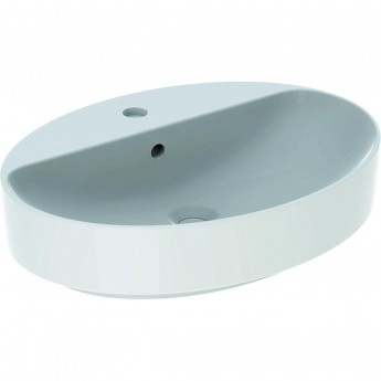 Раковина накладная GEBERIT VARIFORM 45x60 см 500.772.01.2 с отверстием перелива Раковина накладная GEBERIT VARIFORM 45x60 см 500.772.01.2 с отверстием перелива
