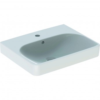 Раковина подвесная GEBERIT SMYLE SQUARE 500.259.01.1 Раковина подвесная GEBERIT SMYLE SQUARE 500.259.01.1