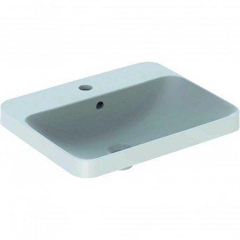 Раковина встраиваемая GEBERIT VARIFORM 45x55 см 500.741.01.2 с отверстием перелива Раковина встраиваемая GEBERIT VARIFORM 45x55 см 500.741.01.2 с отверстием перелива