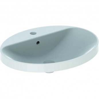 Раковина встраиваемая GEBERIT VARIFORM 48x55 см 500.721.01.2 с отверстием перелива Раковина встраиваемая GEBERIT VARIFORM 48x55 см 500.721.01.2 с отверстием перелива