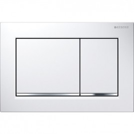 Смывная клавиша GEBERIT OMEGA 30 115.080.KJ.1 белый хром глянец
