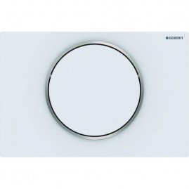Смывная клавиша GEBERIT SIGMA 10 115.758.JT.5 не остаются отпечатки пальцев