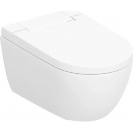 Унитаз-биде подвесной GEBERIT AQUACLEAN ALBA 146.350.01.1, KeraTect, накладка белая Унитаз-биде подвесной GEBERIT AQUACLEAN ALBA 146.350.01.1, KeraTect, накладка белая