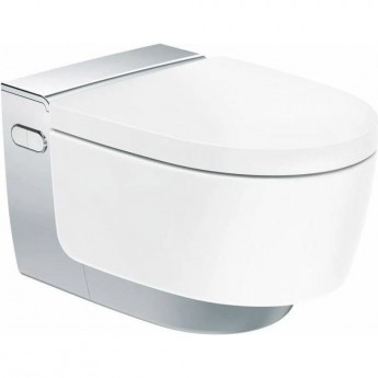 Унитаз-биде подвесной GEBERIT AQUACLEAN MERA CLASSIC 146.204.21.1 панель хром Унитаз-биде подвесной GEBERIT AQUACLEAN MERA CLASSIC 146.204.21.1 панель хром